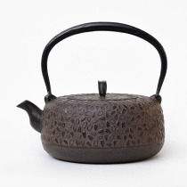 Southern Japan Iron Pot Iron Bottle Flat Maru Sakura Teapot