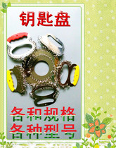 Various model specifications thickened steel sheet rust-proof chrome-plated handle with sleeve key disc