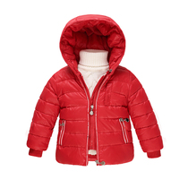 Clearance: Jien Childrens down jacket two-piece childrens clothing Girls short coat Girls baby hooded suit