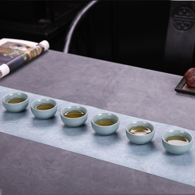 Kung fu tea set suits for domestic high - grade tea ware jingdezhen ceramics portable travel 9 sets your up of a complete set of tea sets