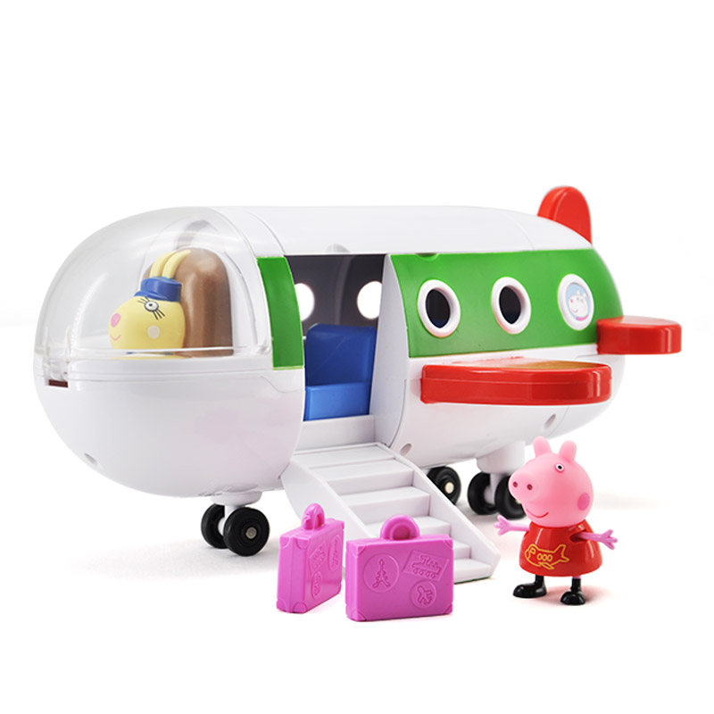 小猪佩奇peppapig粉红猪小妹佩佩猪男女过家家玩具喷射机产品展示图2
