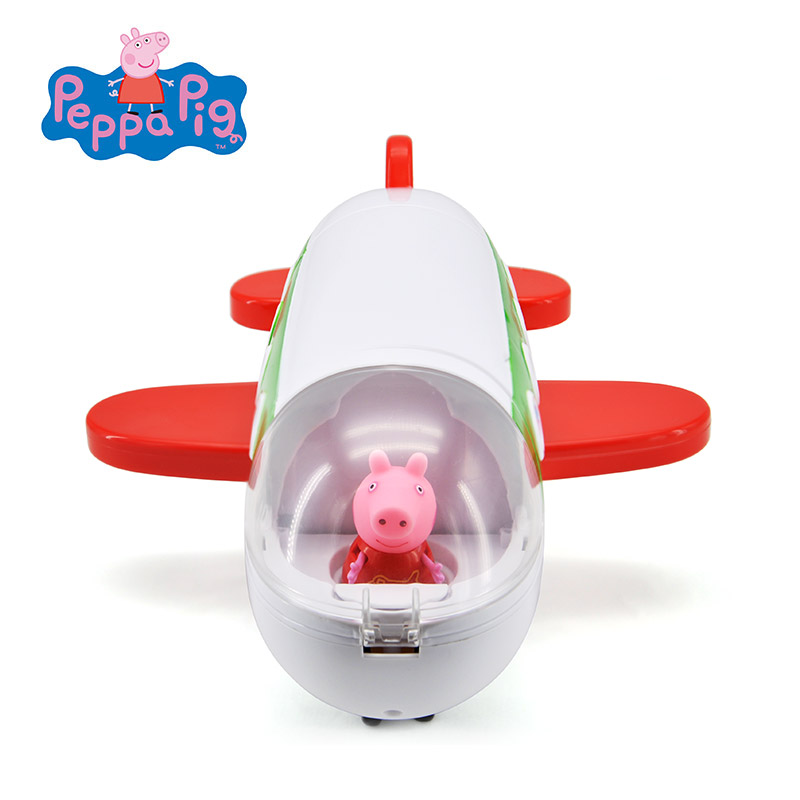 小猪佩奇peppapig粉红猪小妹佩佩猪男女过家家玩具喷射机产品展示图1