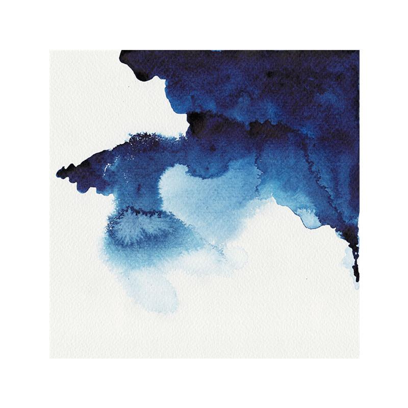 格物印画现代抽象定制壁画水彩晕染简约意境