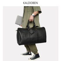 European and American fashion handmade genuine leather travel bag Male head layer Bull Leather Single Shoulder Inclined Cross Handbag Large Capacity Luggage Bag Tide