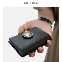 Handmade Retro Head Layer Cow Leather Card Bag Large Capacity Male Dermis Card Clip Multi-Position Female Plant Tannic Calf Leather Small Money Packet Tide