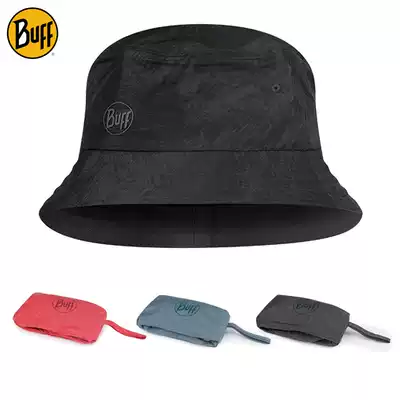 Spanish Buff Travel Trekking Fisherman Hat Breathable Fishing Hat Visor Basin Hat Foldable Self-storage Bag