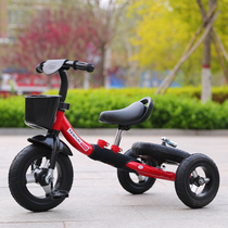 Original colorful childrens tricycle bicycle bicycle child neutral metal toy baby carriage baby riding deformation car