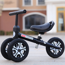 Original colorful childrens balance car without foot pedal one year old gift baby slippery baby toy car Taxi Walker