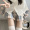 Chunrixin Ge Ge Ge skirt+bow tie+complimentary knee length white silk