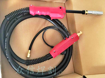 Gas protection welding machine accessories Straight handle gas protection welding gun Straight gun Straight gun head two protection welding gun line Panasonic 350a 500a