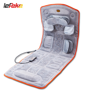 lefeke按摩器颈部腰部肩部背颈椎多功能全身床垫电动家用振动揉捏