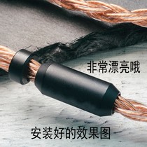 Anodized aluminum splitter DIY one-to-two headphone wire upgrade line split-line slider splitter headphone cable