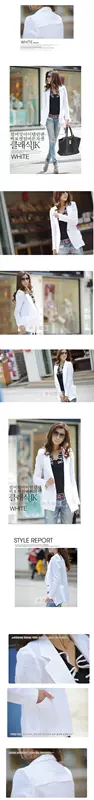 Mùa xuân và mùa hè 2014 bộ đồ mỏng nhỏ mới phù hợp với phụ nữ Hàn Quốc vải lanh cotton và vải lanh áo khoác dài tay của phụ nữ giản dị - Business Suit