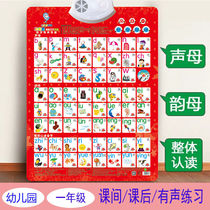 Hanyin Pinyin Alphabet WALL CHART FIRST GRADE SOUND PRACTICE EARLY TEACHING VOICE LITERACY KINDERGARTEN SOUND RHYME FULL SET
