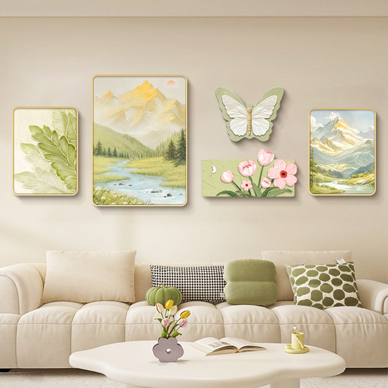 Cream style living room decoration painting Rizhao Jinshan sofa background wall hanging painting landscape painting niche art combination mural
Cream style living room decoration painting Rizhao Jinshan sofa background wall hanging painting landscape painting niche art combination mural
