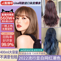 Hair dye plant pure 2022 popular black tea bubble natural without irritation at home hair dye cream women authentic