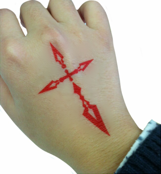 绮丽屋动漫周边全职猎人幻影旅团西索蜘蛛纹身贴热卖满百包邮新品