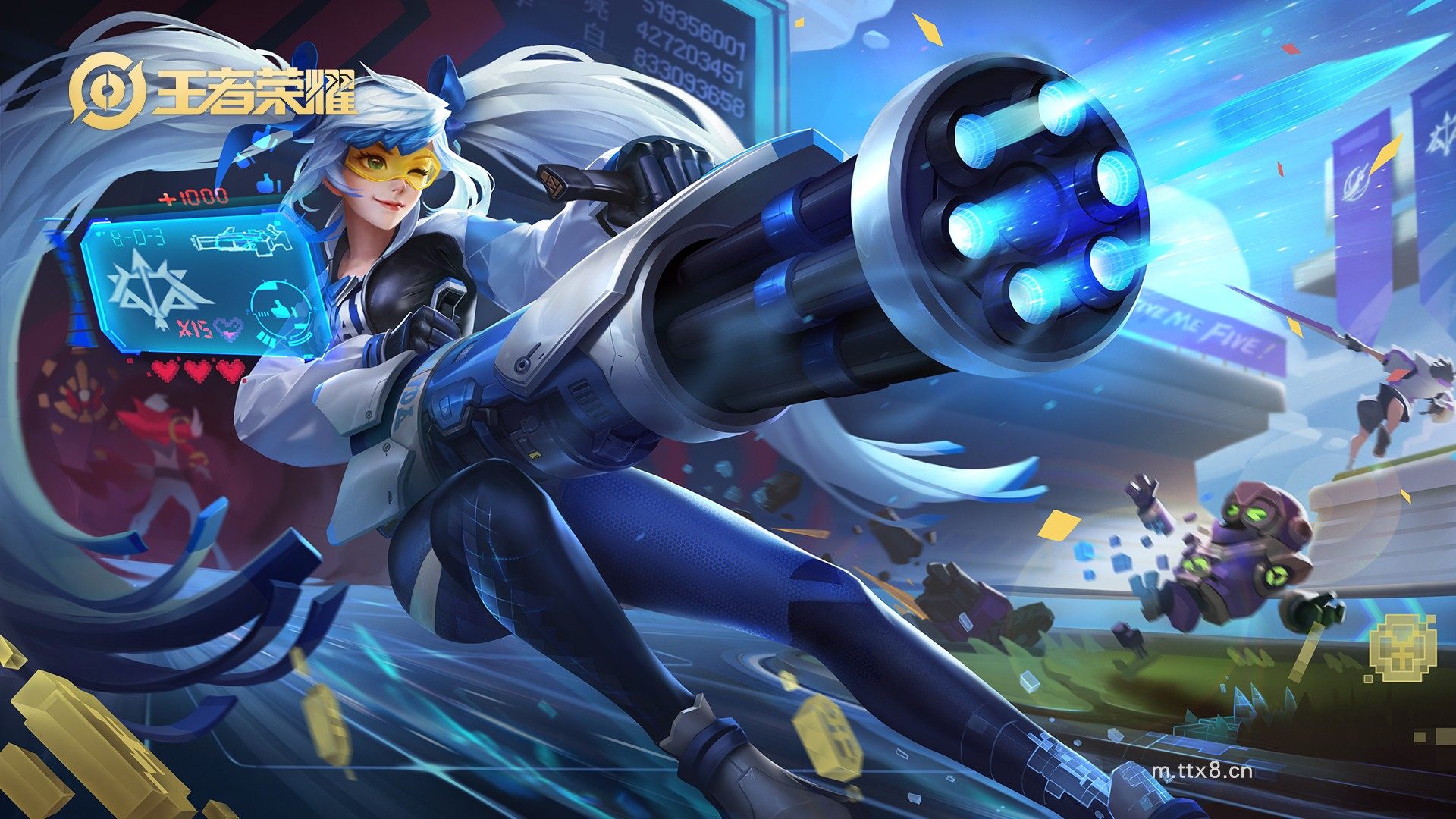 王者荣耀孙尚香高清游戏人物壁纸_游戏图片_套图小吧