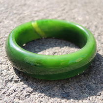 Dialect enterprise boutique Russian material old pit ice bottom turquoise jade with cats eye characteristics luxury bracelet F