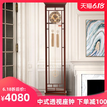 Living room floor clock Polaris vertical creative vintage pendulum clock Boutique original American decorative timekeeping mechanical clock