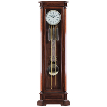 New Polaris imported German eight-tone movement floor clock European modern solid wood table clock Living room mechanical clock