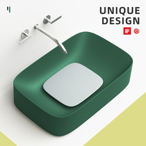 Moshi senior Gray Department Morandi wash table upper basin wash basin washbasin ceramic creative basin toilet