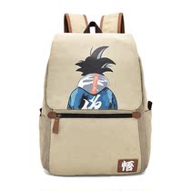 Cartoon Magic Road Progenitor Fire Movie Canvas Double Shoulder Bag Sea Thief King Seven Dragon Beads No Envy College Wind School Bag Limit