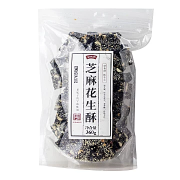 缸鸭狗黑芝麻花生酥糖360g/袋*2袋[12元优惠券]-寻折猪