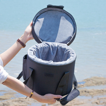 6-inch 7-inch 8-inch black transparent crystal bowl canvas portable Tibetan bowl package Meditation Healing plus Velvet