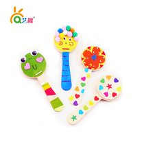 Kindergarten handmade diy material children coloring handmade main body material toddler diy wooden beat