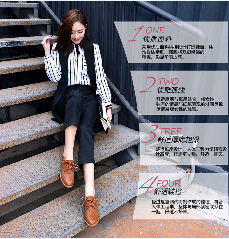 菲拉格慕皮鞋ferragamo 百麗菲比2020秋季韓版學生平跟系帶平底單鞋女小皮鞋 鞋ferragamo