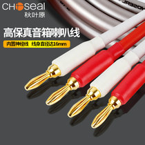 Akihabara QB203 QB215 fever grade finished horn wire sound Line Y-type high fidelity banana head soundbox line