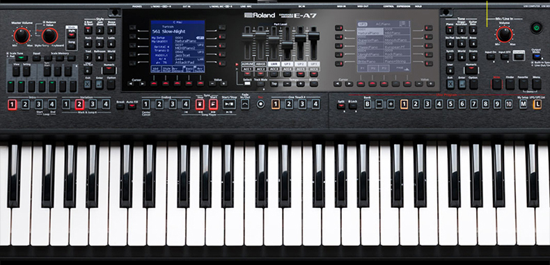 罗兰/roland e-a7 自动伴奏编曲合成器 个人工作站 带民乐音色