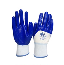 Xingyu N588 industrial labor protection work gloves 13-pin Nylon polyester oil-resistant acid and alkali-resistant non-slip gloves 12 pairs