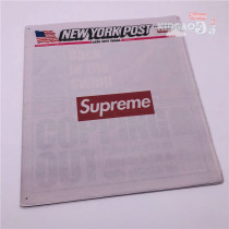 Supreme New York Post 18FW Quarterly Newspaper New York Post Spot