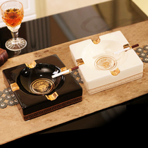High-end creative personality household cigar ashtray ktv office bar ceramic ashtray atmosphere simple light luxury