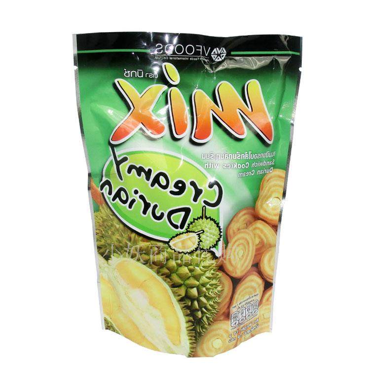 泰国代购mix榴莲饼干vfoods夹心饼干曲奇75g休闲零食泰国原装正品