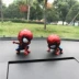 Sáng tạo đồ trang trí xe lắc đầu Spider-man dễ thương búp bê trang trí xe phim hoạt hình xe phụ kiện xe hơi nguồn cung cấp xe