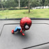 Sáng tạo đồ trang trí xe lắc đầu Spider-man dễ thương búp bê trang trí xe phim hoạt hình xe phụ kiện xe hơi nguồn cung cấp xe Ô tô nội thất Accesseries