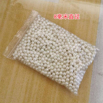 Desktop makeup brush storage box Pearl transparent acrylic brush tube False pearl non-porous filler fixed brush