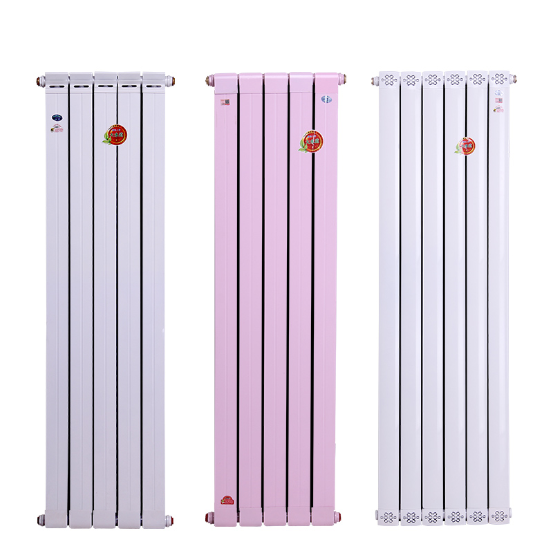 copper-aluminum composite radiator household 7575 anti-smoke wall decorative radiator steel-aluminum wall-nted plumbing central heating