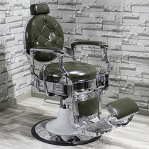 Yalong high-end hair salon barber chair Hair salon special hair cutting chair Mens oil head chair factory direct lift chair