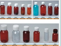 Manufacturer direct sales 120ML transparent reagent bottle brown oral liquid bottle PET plastic bottle chemical raw material bottle
