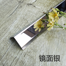 Stainless steel Decorative Lines Black Titanium Metal Strips U Type 7 Type L Parallel Bar Package Edge Edge Layering Custom