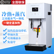 Snow steam milk foaming machine commercial milk tea shop multi-function automatic hot and cold steam three-purpose steam water machine