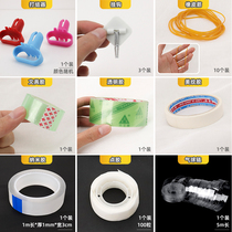 Decorative tools Inflator Knots Knots Knots Rubber Band Hook Transparent Micellated Rubber Balloon Clips Plum Blossom Clips Balloon Chain