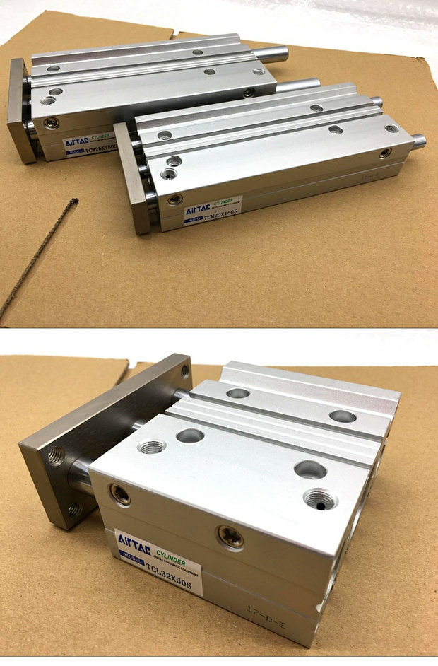 亚德客三杆气缸tcm tcl32x25x30x40x50x60x70x75x80x100/125/150s