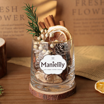 Fire-free incense Cinnamon Lemon Dry Flower Pendulum for Home Indoor room Bedroom Lasting Freshener Aroma Essential Oils Expand