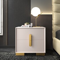 Bedside cabinet minimal minimal minimal minimal minimal Northern European bedroom bedside cabinet light luxury wooden cabinet art