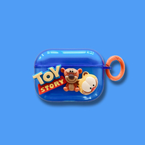 Airpodspro protective sheath cute Cubic Garfy cat 3 Gen apply Apple 1 2 generation silicone gel headphone shell fluorescence